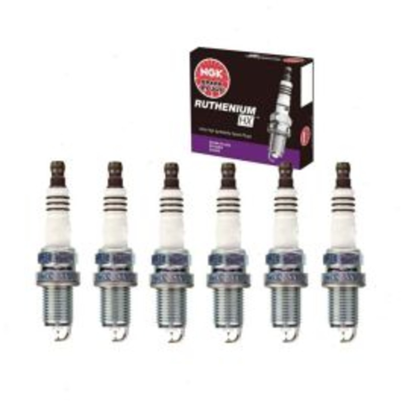 6 pc NGK Ruthenium HX Spark Plugs for 2006-2008 Jeep Commander 3.7L V6