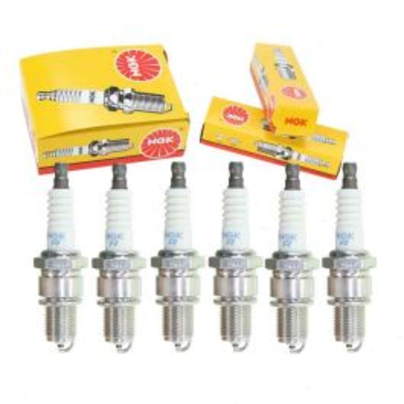 6 pc NGK Standard Spark Plugs for 1972 International M800 Post Office 4.2L L6