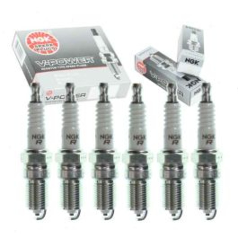 6 pc NGK V-Power Spark Plugs for 1985 Buick Somerset Regal 3.0L V6