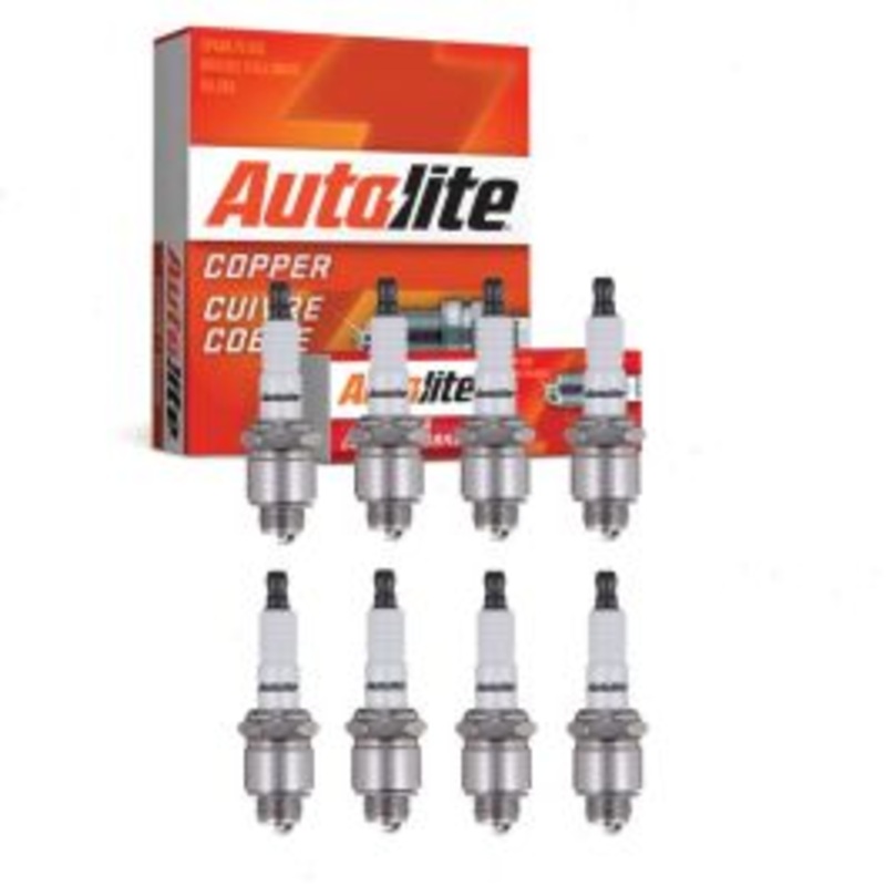 8 pc Autolite Copper Core Spark Plugs for 1935 Pontiac Series 605