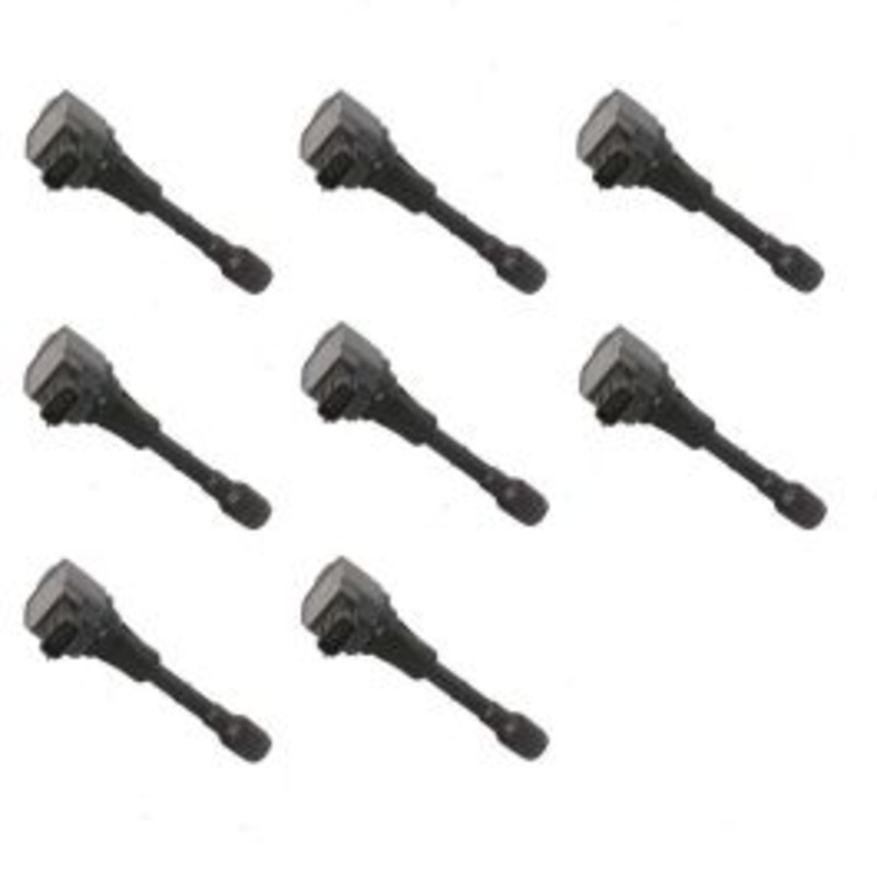 8 pc Hitachi Front Ignition Coils for 2013 Infiniti M56 5.6L V8