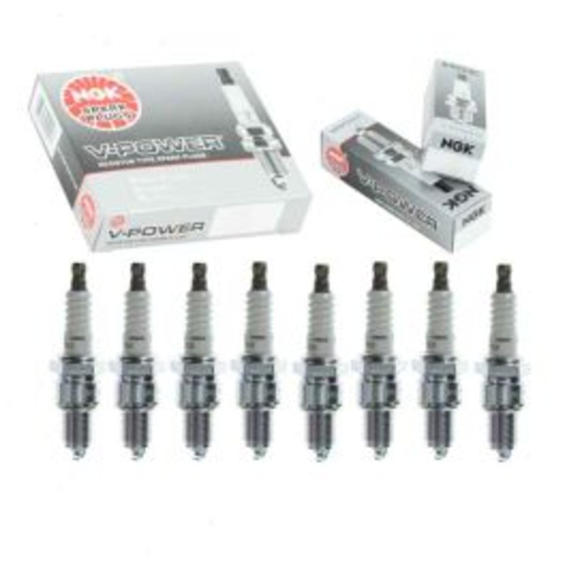 8 pc NGK V-Power Spark Plugs for 1968-1974 American Motors Javelin 4.7L 5.0L 5.6L 5.9L 6.4L 6.6L V8