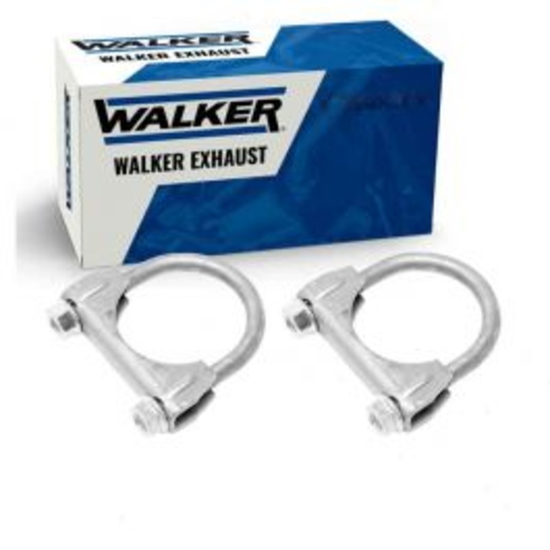 2 pc Walker Exhaust Clamps for 1975-1976 Ford LTD 7.5L V8