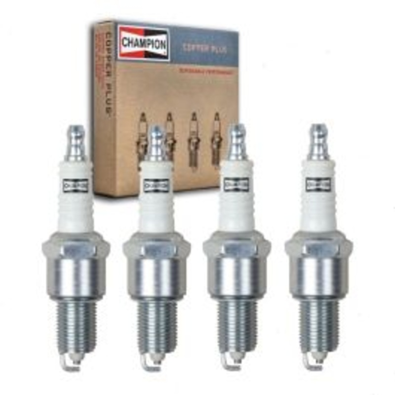 4 pc Champion Copper Plus Spark Plugs for 1971-1973 Nissan 1200 1.2L L4