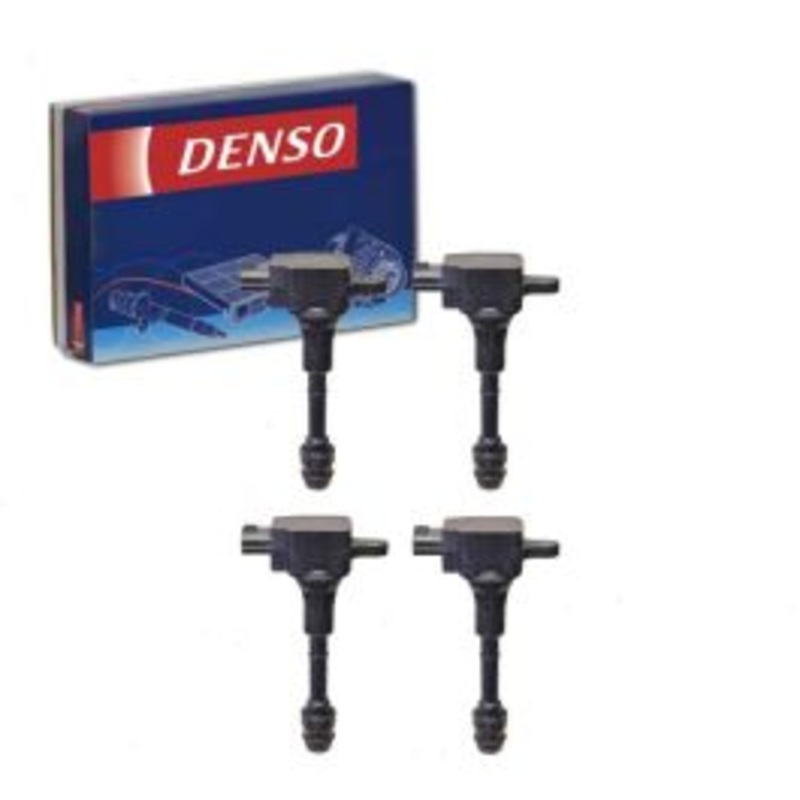 4 pc DENSO Direct Ignition Coils for 2002-2006 Nissan Sentra 2.5L L4