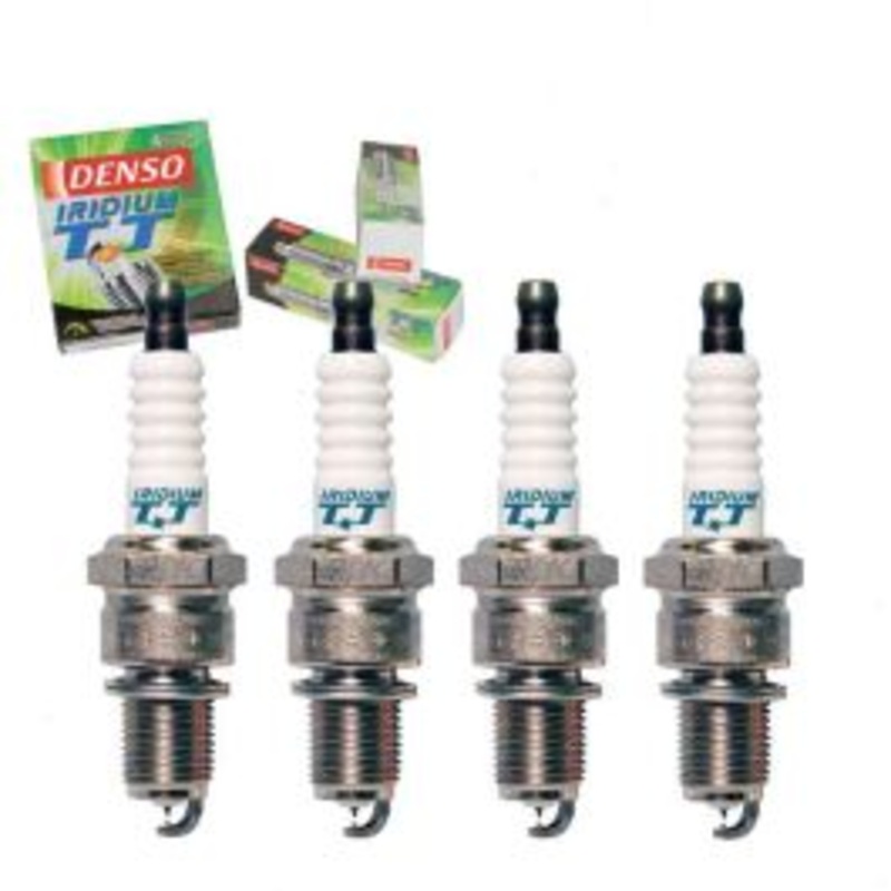 4 pc DENSO Iridium TT Spark Plugs for 1955 MG TF 1.5L L4