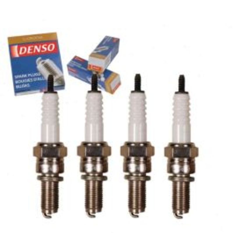 4 pc DENSO Standard U-Groove Spark Plugs for 1977-1978 Nissan F10 1.4L L4