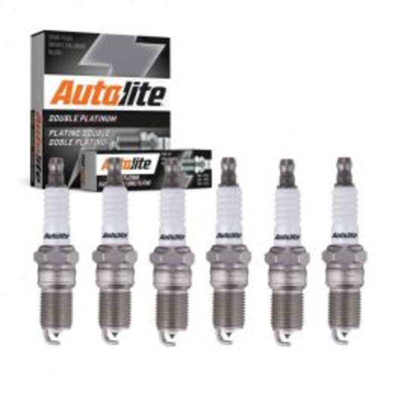6 pc Autolite Double Platinum Spark Plug for 1998-2005 Mercury Mountaineer
