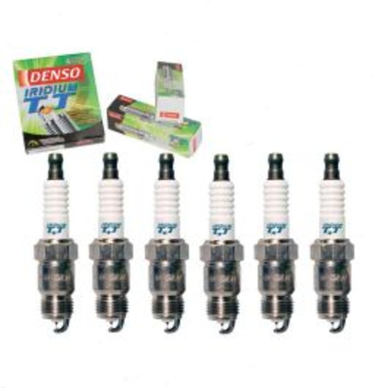 6 pc DENSO Iridium TT Spark Plugs for 1987 GMC V2500 4.8L L6