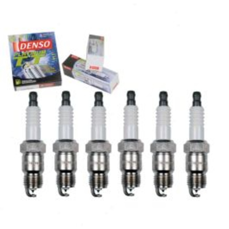 6 pc DENSO Platinum TT Spark Plugs for 1970-1974 Chevrolet Blazer 4.1L 4.8L L6