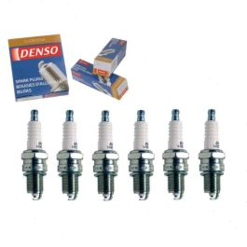 6 pc DENSO Standard U-Groove Spark Plugs for 1964-1967 Chevrolet Malibu 3.2L 3.8L 4.1L L6
