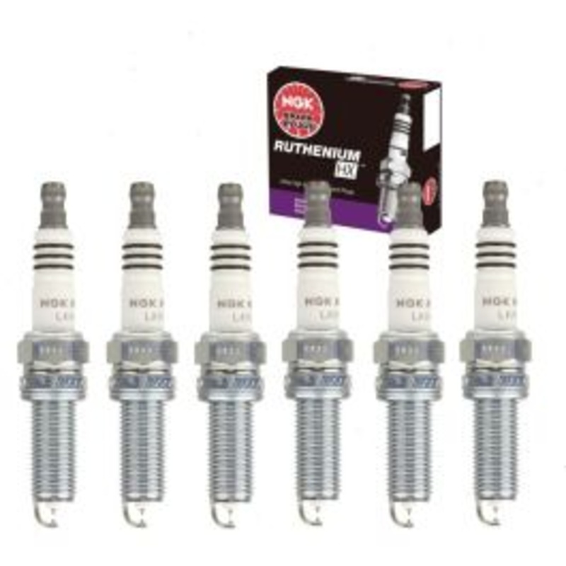 6 pc NGK Ruthenium HX Spark Plugs for 2009 Hyundai Genesis 3.8L V6