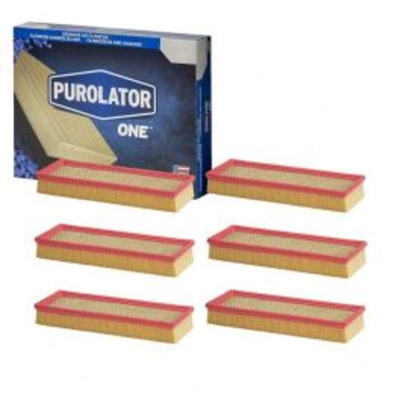 6 pc Purolator ONE A34838 Air Filters