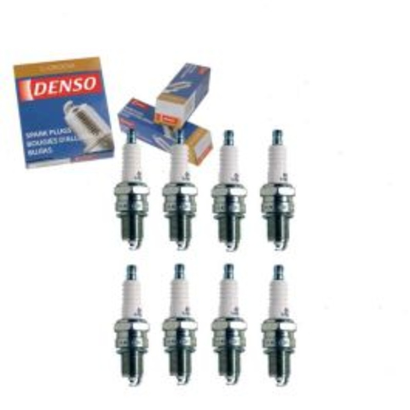 8 pc DENSO Standard U-Groove Spark Plugs for 1997 Land Rover Defender 90 4.0L V8