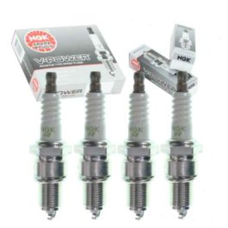 4 pc NGK V-Power Spark Plugs for 1990-1994 Mitsubishi Eclipse 1.8L 2.0L L4
