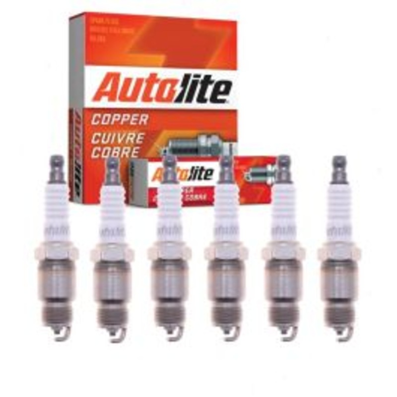 6 pc Autolite Copper Core Spark Plugs for 1984-1986 Jeep Wagoneer 2.8L V6