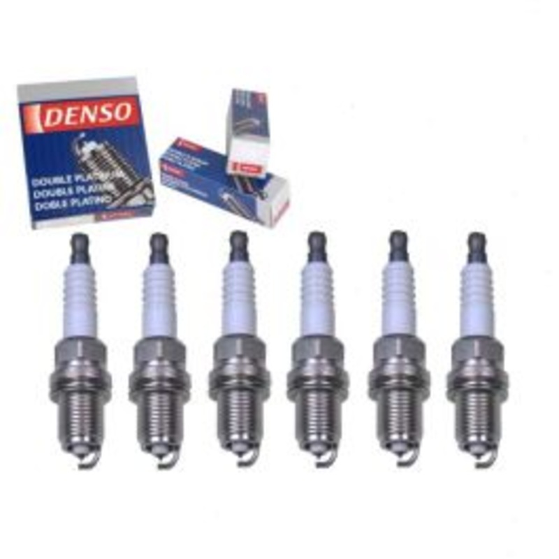 6 pc DENSO Double Platinum Spark Plugs for 1999-2000 Mitsubishi Galant 3.0L V6
