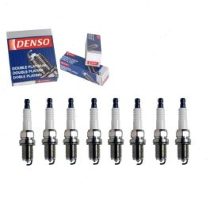8 pc DENSO Double Platinum Spark Plugs for 1987-1991 Bentley Eight 6.8L V8