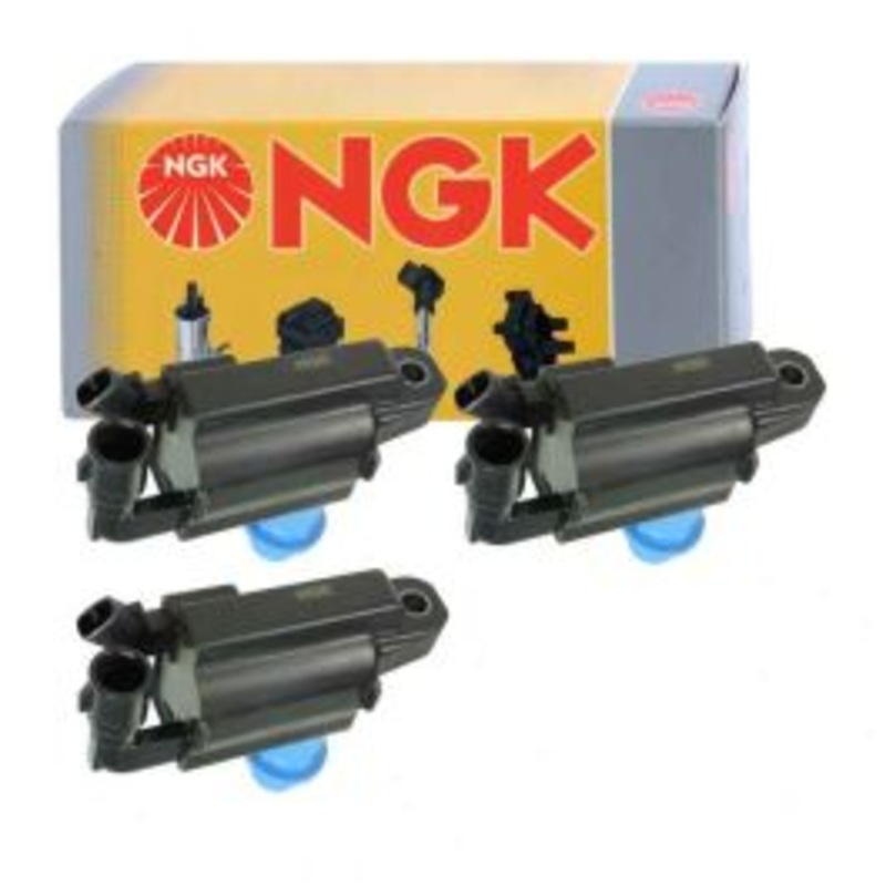 3 pc NGK Ignition Coils for 1998-2000 Lexus SC300 3.0L L6