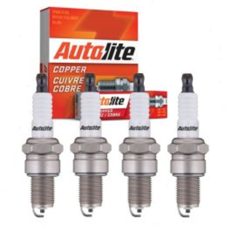 4 pc Autolite Copper Core Spark Plugs for 1960-1966 Hillman Husky 1.4L L4