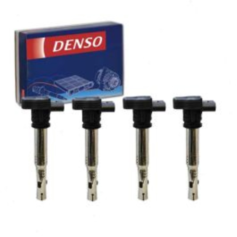 4 pc DENSO Direct Ignition Coils for 2006-2010 Volkswagen Passat 2.0L L4