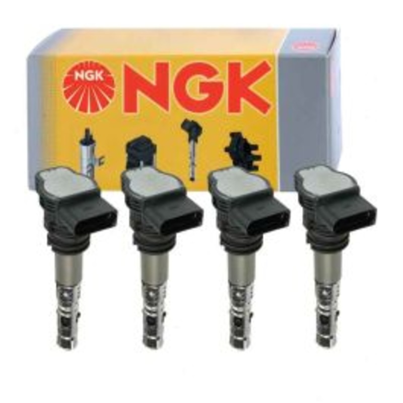 4 pc NGK Ignition Coils for 2001-2005 Volkswagen Jetta 1.8L L4