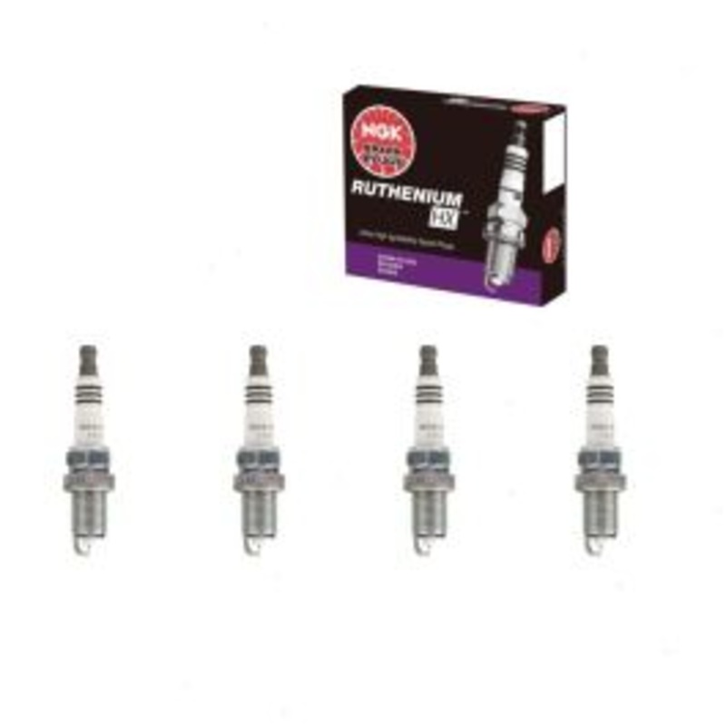 4 pc NGK Ruthenium HX Spark Plugs for 2007-2010 Acura CSX 2.0L L4