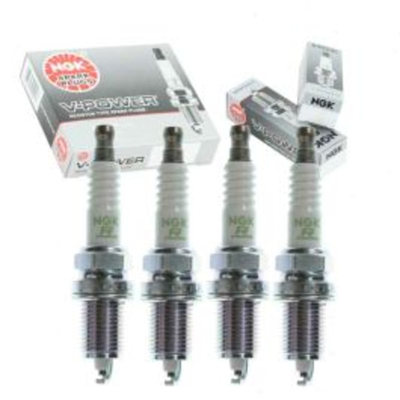 4 pc NGK V-Power Spark Plugs for 2009 Suzuki Swift+ 1.6L L4