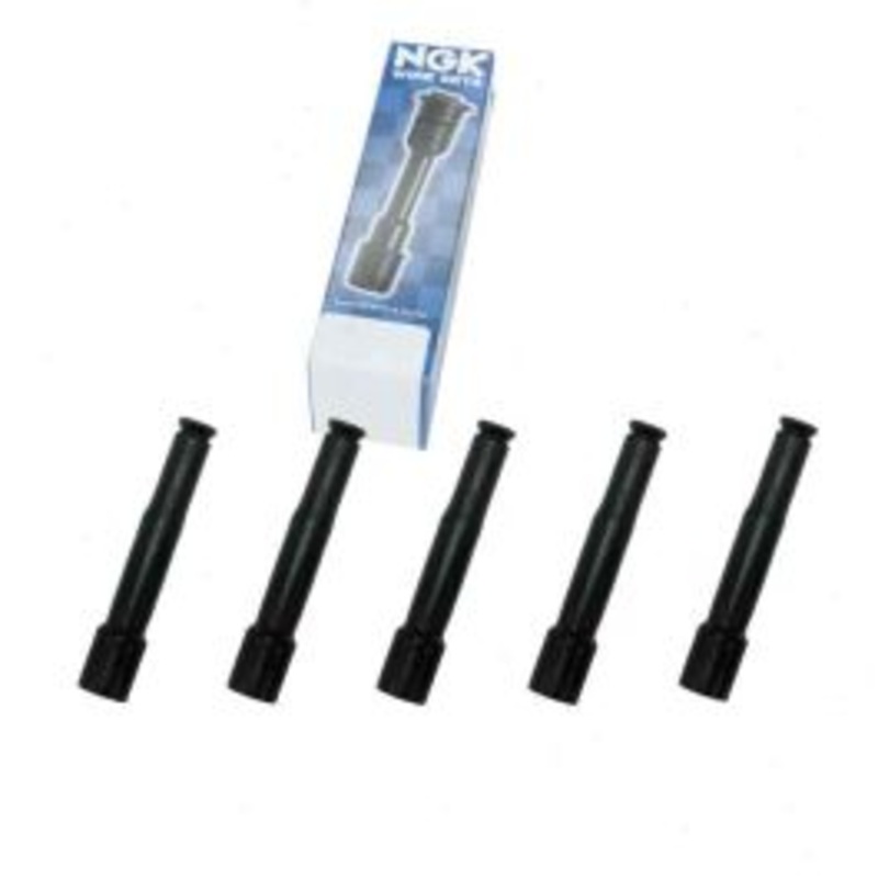 5 pc NGK Ignition Coil Boots for 1995-1997 Audi S6 2.2L L5