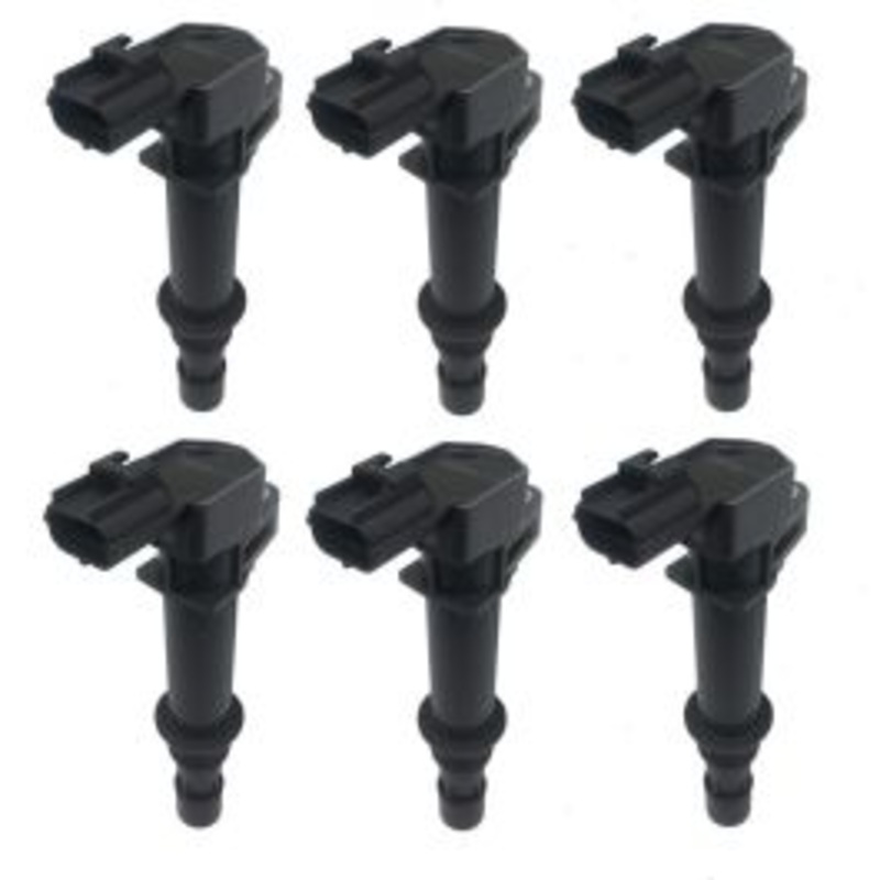6 pc Hitachi Ignition Coils for 2005-2008 Jeep Grand Cherokee 3.7L V6