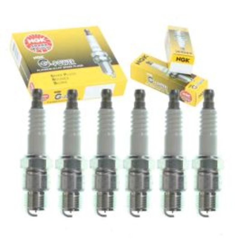 6 pc NGK G-Power Spark Plugs for 1987-1988 Chevrolet R20 4.8L L6