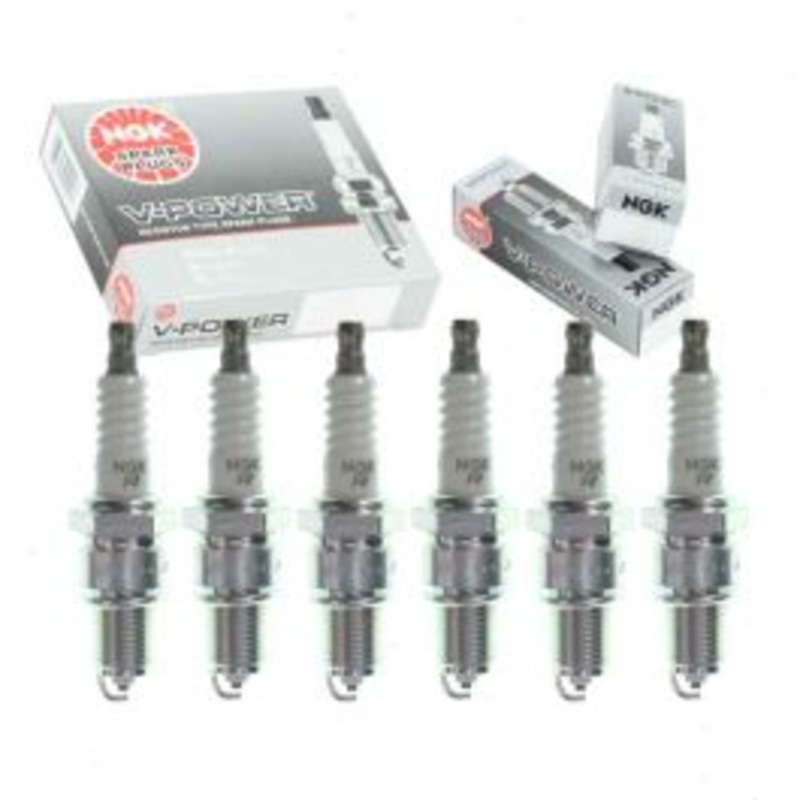 6 pc NGK V-Power Spark Plugs for 1972-1973 International 1110 4.2L L6