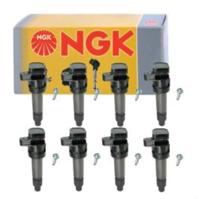 8 pc NGK Ignition Coils for 2006 Cadillac SRX 4.6L V8