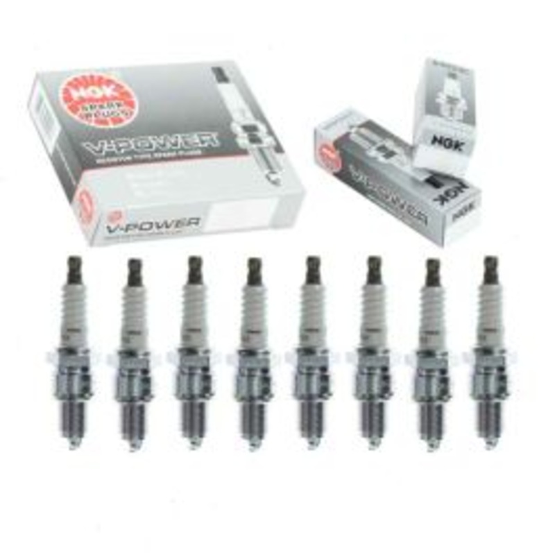 8 pc NGK V-Power Spark Plugs for 1981-1983 Bentley Mulsanne 6.8L V8