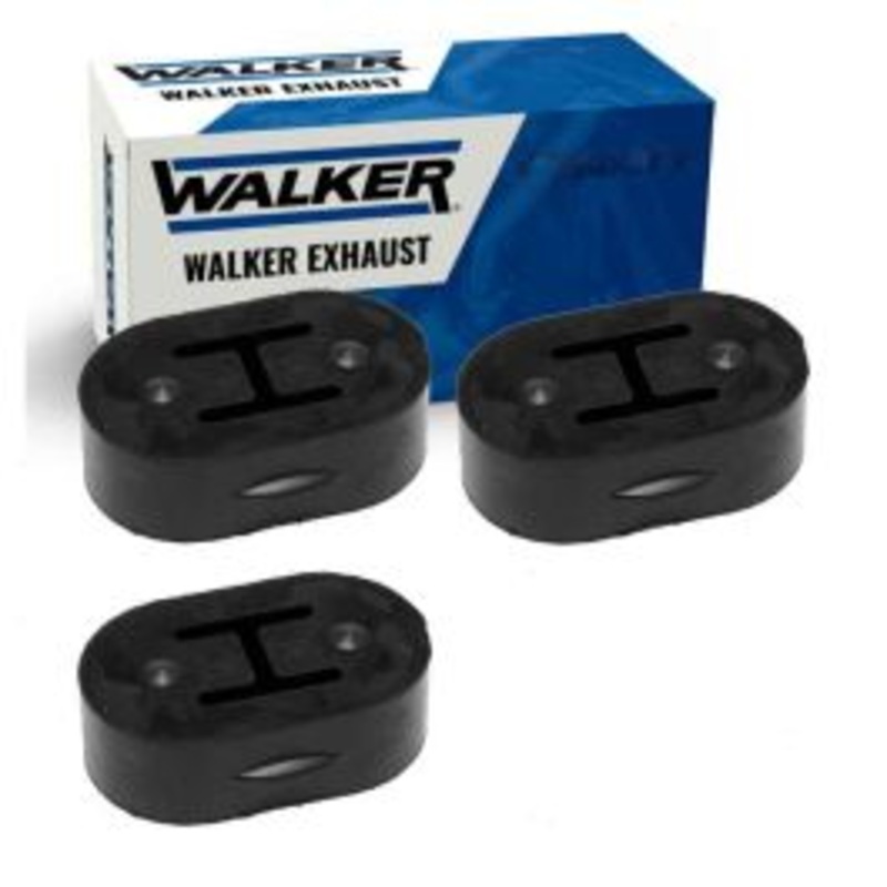 3 pc Walker Muffler Assm Exhaust System Insulators for 1982-1993 Honda Accord 1.8L 2.2L L4