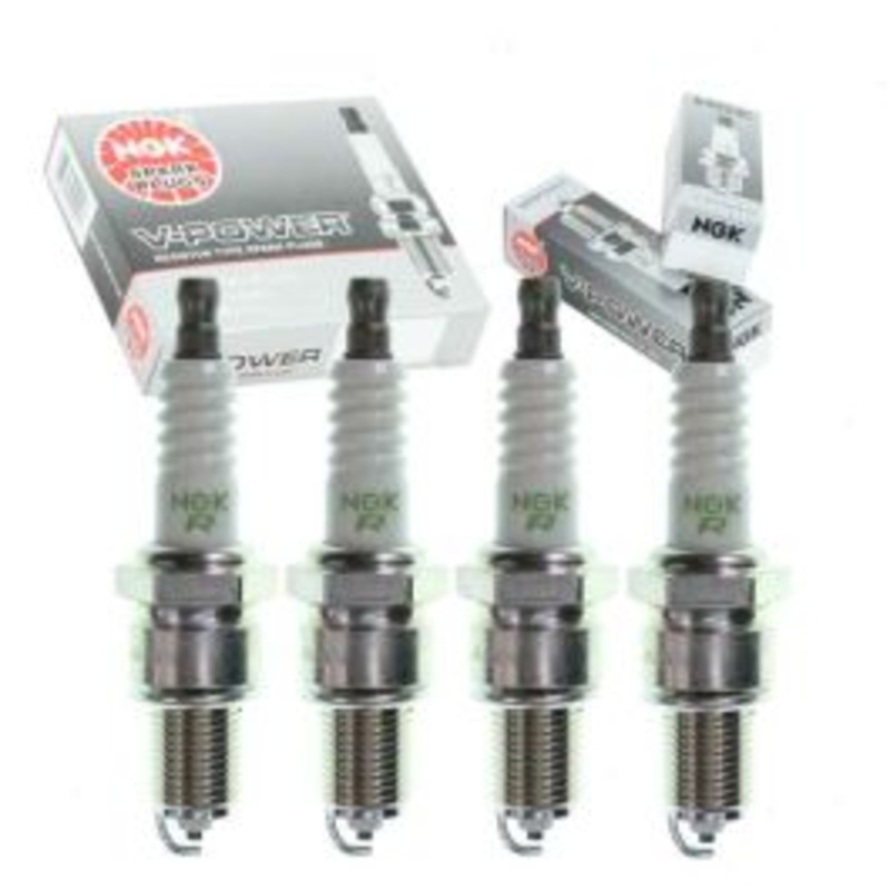 4 pc NGK V-Power 6427 BPR6EY Spark Plugs