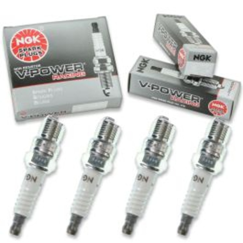 4 pc NGK V-Power Racing 3249 R5673-8 Spark Plugs