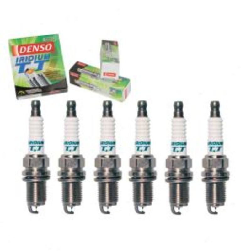 6 pc DENSO Iridium TT Spark Plugs for 2001-2003 Isuzu Rodeo Sport 3.2L V6