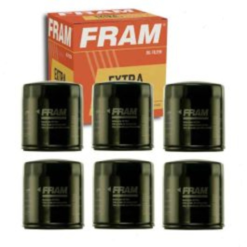 6 pc FRAM Extra Guard PH6017A Engine Oil Filters