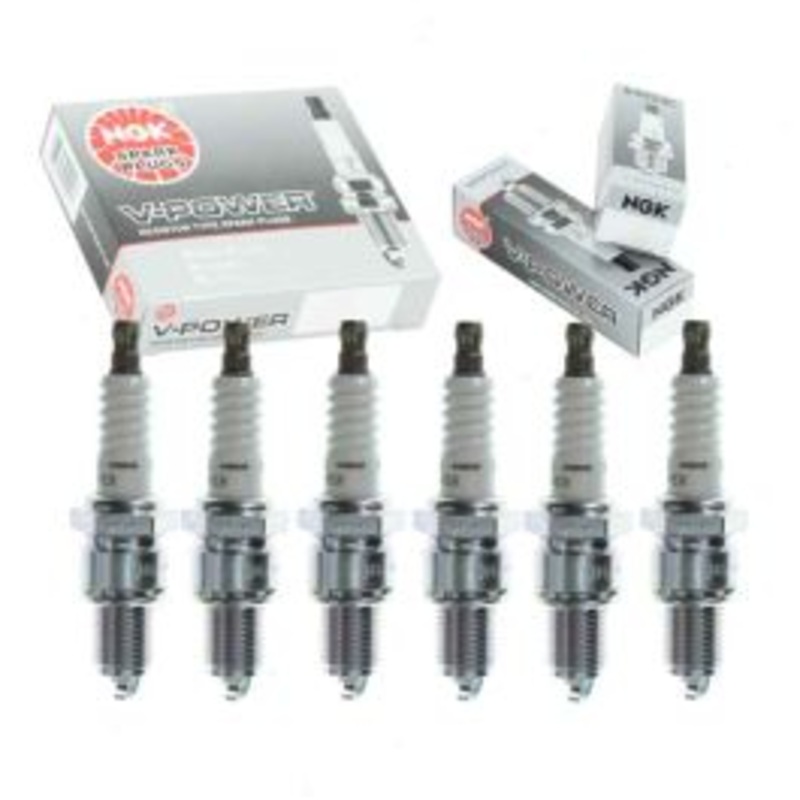 6 pc NGK V-Power Spark Plugs for 1962-1968 Chevrolet Chevy II 3.2L 3.8L 4.1L L6