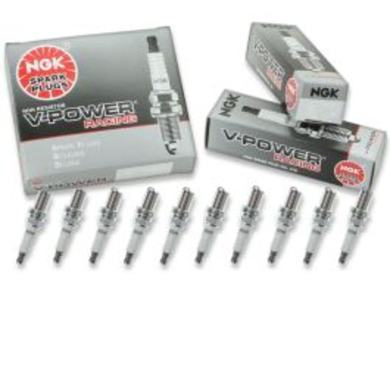 10 pc NGK V-Power Racing 6596 R5671A-11 Spark Plugs