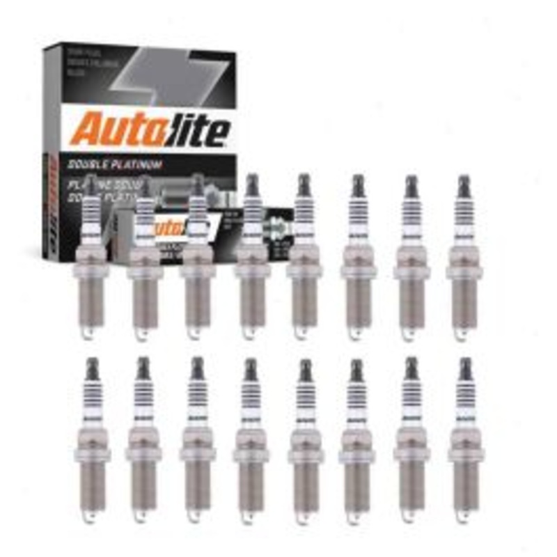 16 pc Autolite Double Platinum Spark Plug for 2011-2019 Ram 1500 5.7L V8