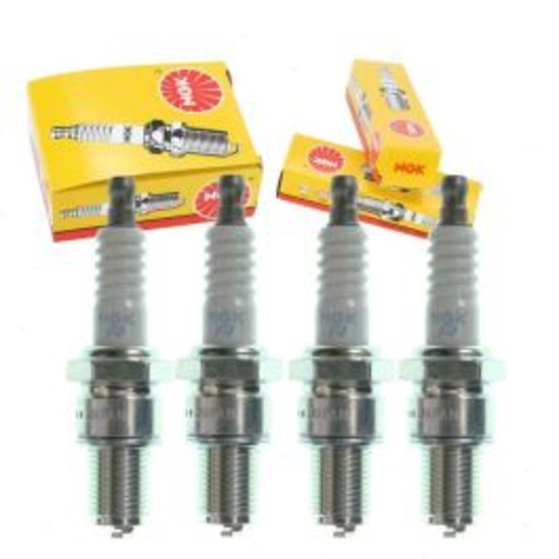 4 pc NGK Standard 4684 BR10ES SOLID Spark Plugs