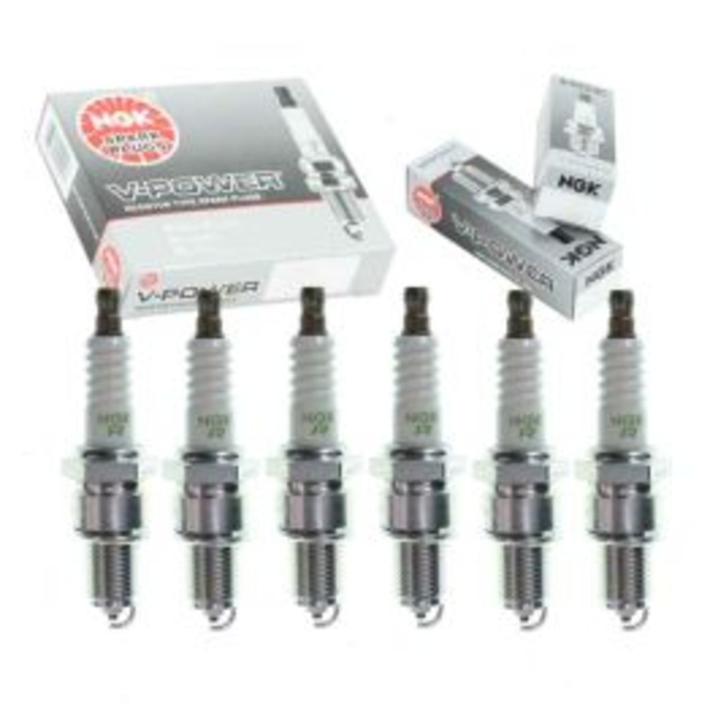 6 pc NGK V-Power Spark Plugs for 1968-1971 BMW 2500 2.5L L6