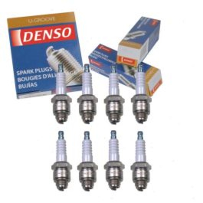 8 pc DENSO Standard U-Groove Spark Plugs for 1969 Chevrolet P20 Van 5.0L V8