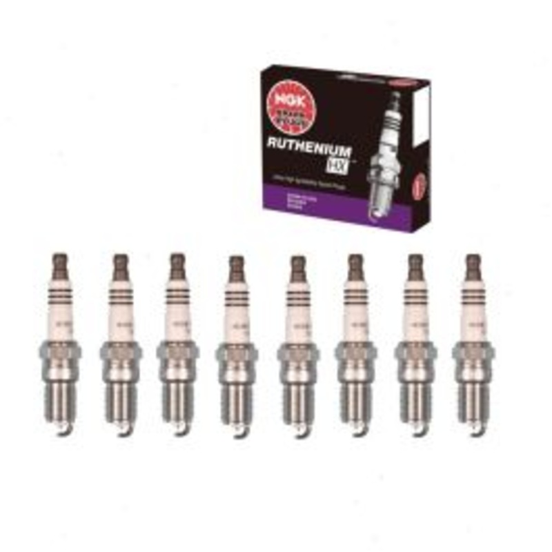 8 pc NGK Ruthenium HX Spark Plugs for 2000-2005 Cadillac DeVille 4.6L V8