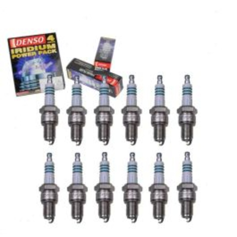 12 pc DENSO Iridium Power Spark Plugs for 1976-1980 Jaguar XJS 5.3L V12
