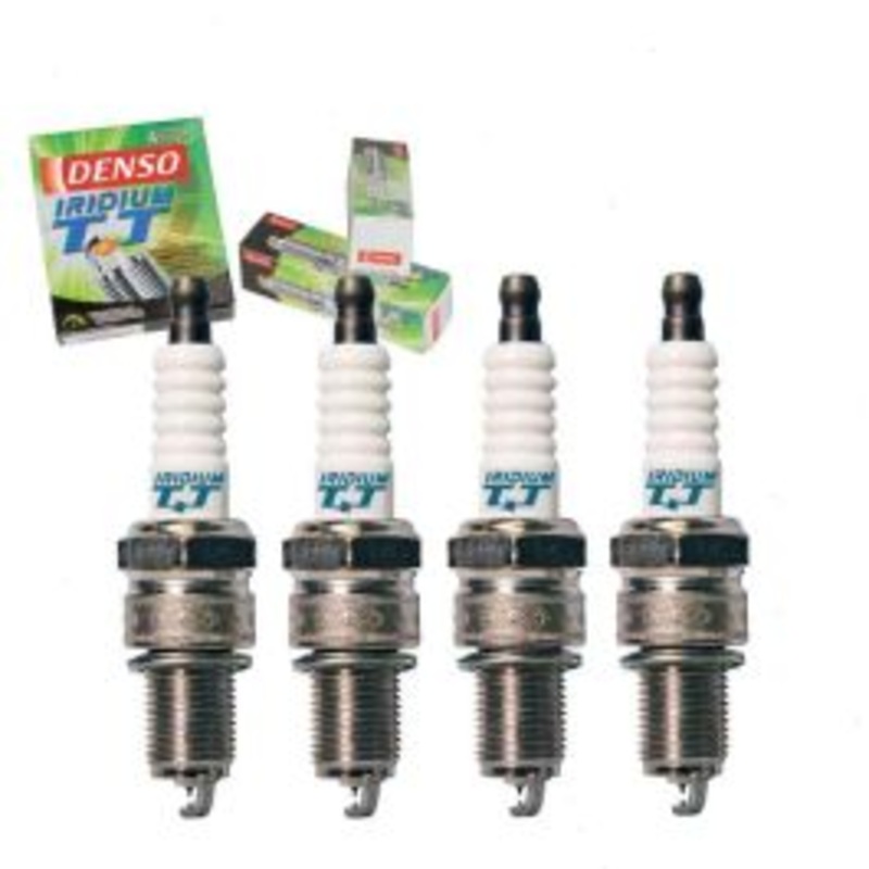 4 pc DENSO Iridium TT Spark Plugs for 1962-1968 Chevrolet Chevy II 2.5L L4