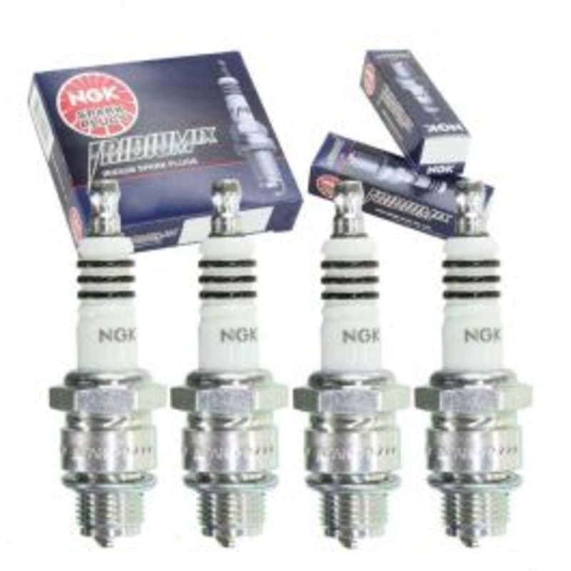 4 pc NGK Iridium IX Spark Plugs for 1966-1973 Volkswagen Squareback 1.6L H4
