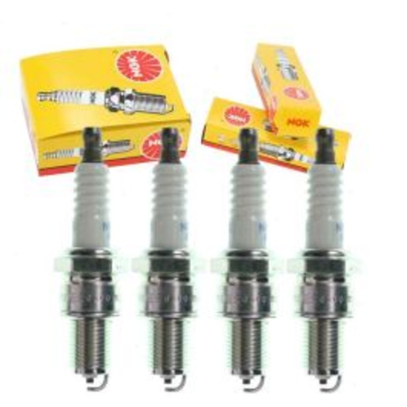 4 pc NGK Standard Spark Plugs for 1989 Mitsubishi Starion 2.6L L4